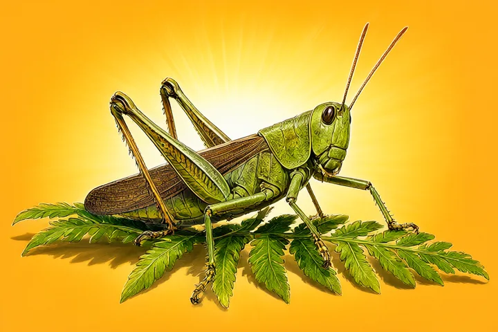 Cretaceous grasshopper