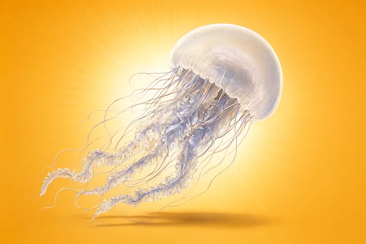 Cretaceous jellyfish