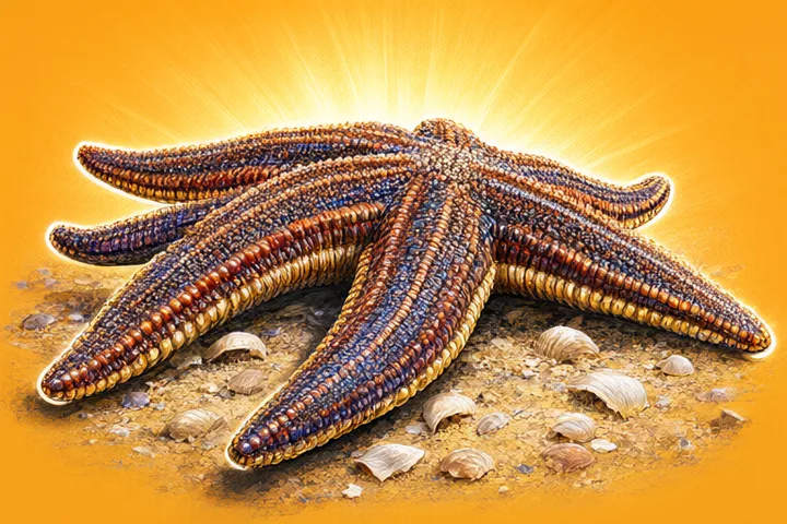 Cretaceous starfish