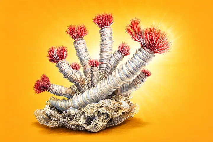 Cretaceous tube worm