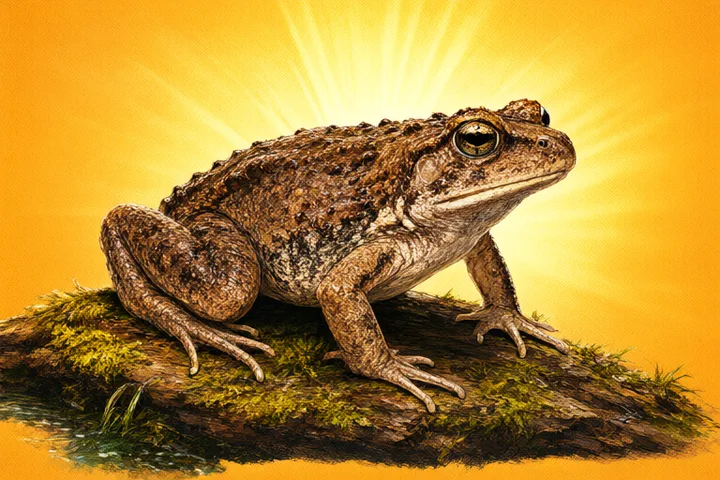 Cretaceous frog